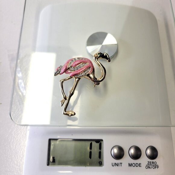 Pink Flamingo Brooch Pin - Picture 9 of 10